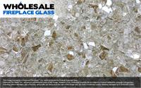 Platinum X Reflective Crystal Wholesale Fireplace Glass